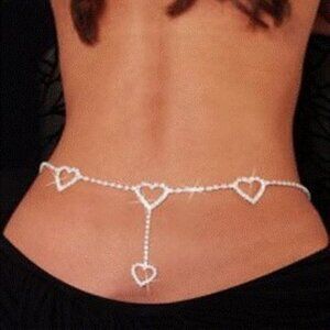 Ladies Sexy Rhinestone Belly Chain LC0637